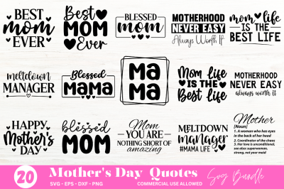 Mothers day SVG bundle