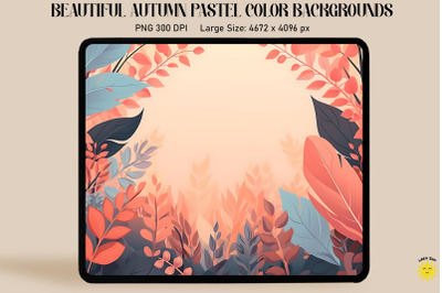 Soft Pastel Colors Autumn Backgrounds