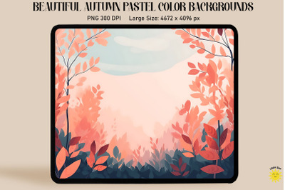 Soft Pastel Colors Autumn Backgrounds