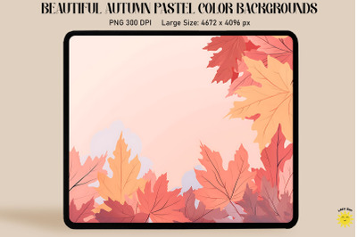 Soft Pastel Colors Autumn Backgrounds