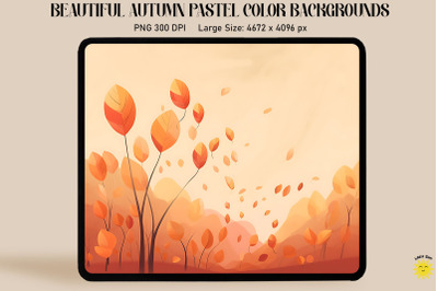 Autumn Warm Colors Pastel Backgrounds