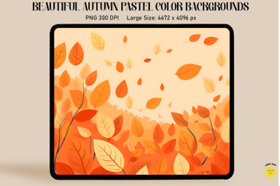 Autumn Warm Colors Pastel Backgrounds