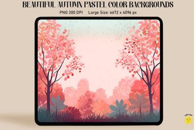 Early Autumn Pastel Colors Backgrounds