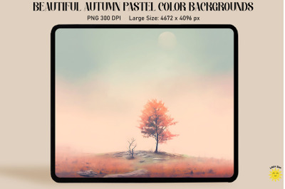 Early Autumn Pastel Colors Backgrounds