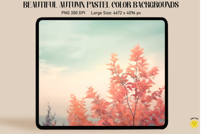 Early Autumn Pastel Colors Backgrounds