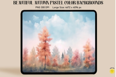 Early Autumn Pastel Colors Backgrounds