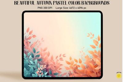 Early Autumn Pastel Colors Backgrounds