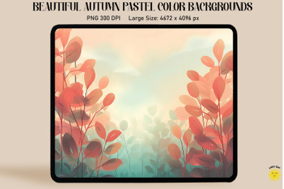 Early Autumn Pastel Colors Backgrounds