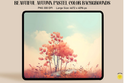 Early Autumn Pastel Colors Backgrounds