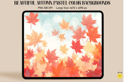 Autumn Maple Leaves Backgrounds