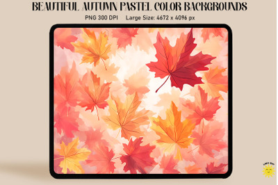 Autumn Maple Leaves Backgrounds