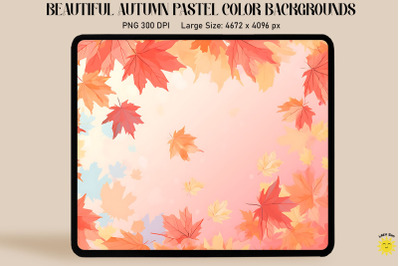 Autumn Maple Leaves Backgrounds