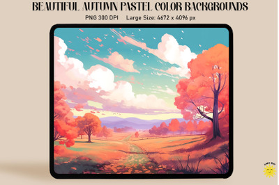 Beautiful Autumn Pastel Color Background