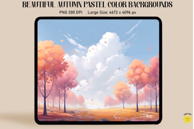 Beautiful Autumn Pastel Color Background