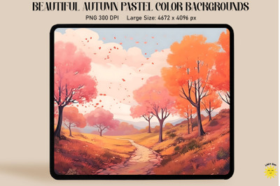 Beautiful Autumn Pastel Color Background