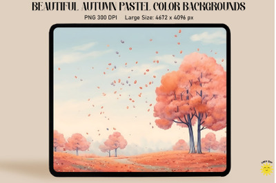 Beautiful Autumn Pastel Color Background