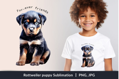 Rottweiler puppy&nbsp;Sublimation.