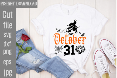 October 31 SVG cut file&2C; Halloween SVG Bundle&2C; Retro Halloween Bundle&2C;