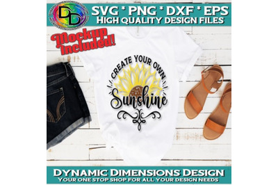 Sunflower SVG, Sunshine, Sunflower cut file, Create your own Sunshine,