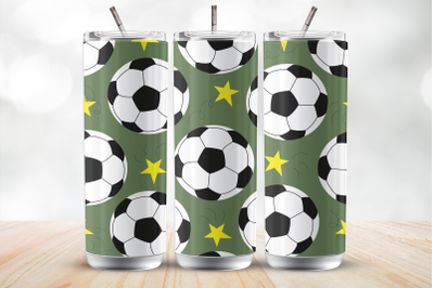 Football Pattern 20 Oz Tumbler Wrap Sublimation Design