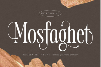 Mosfaghet Typeface