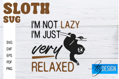 Sloth SVG | Funny Quotes SVG