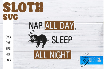 Sloth SVG | Funny Quotes SVG