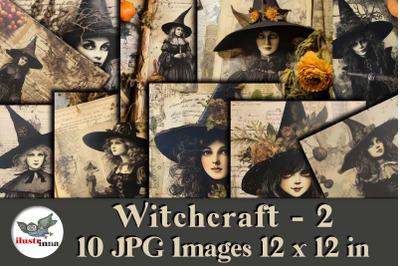 Witchcraft Halloween Scrapbooking Illustrations  Volume 2