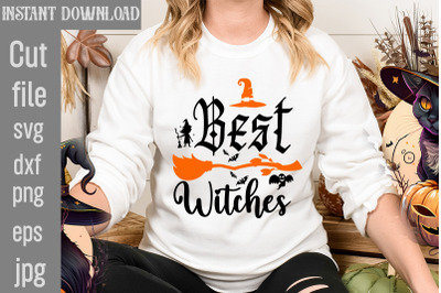 Best Witches SVG cut file&2C; Halloween SVG Bundle&2C; Retro Halloween Bundl