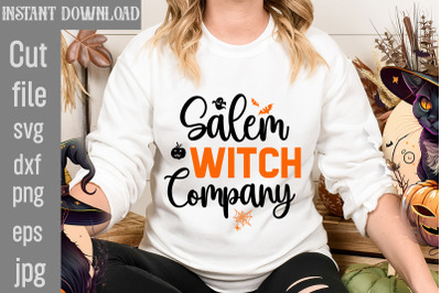 Salem Witch Company SVG cut file&2C; Halloween SVG Bundle&2C; Retro Hallowee