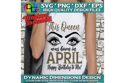 April girl svg, April birthday svg, Lips svg, Women born in April svg,