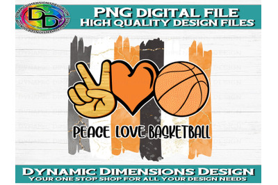 Basketball png, Peace Love png, Digital Download, PNG, Basketball Mom