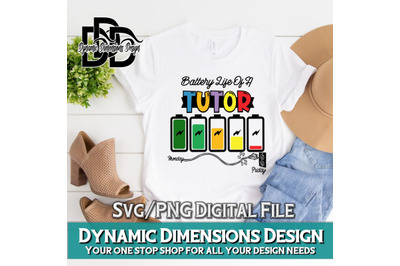 Battery Life of a Teacher&2C; tired&2C; digital download&2C; teacher svg&2C; png&2C;