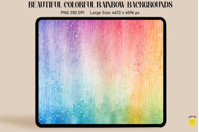 Rainbow Watercolor Backgrounds