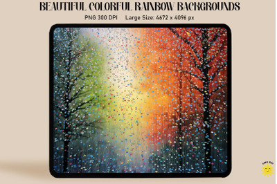 Beautiful Rainbow Color Art Backgrounds