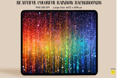 Beautiful Rainbow Color Art Backgrounds