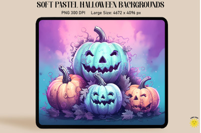 Pastel Spooky Pumpkins Halloween