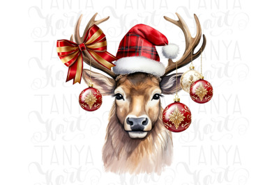 Christmas Deer Sublimation Designs