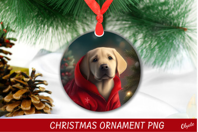 Dog Ornament Design. labrador Sublimation PNG