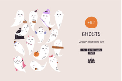 Ghost vector clipart