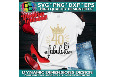 Fifty &amp; Fabulous, Birthday Girl SVG PNG PDF, Birthday Princess Svg, B