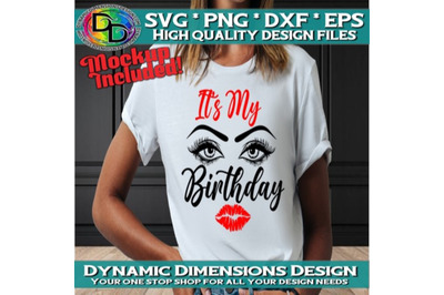 It&#039;s My Birthday, Birthday Girl SVG PNG PDF, Birthday Princess Svg, B