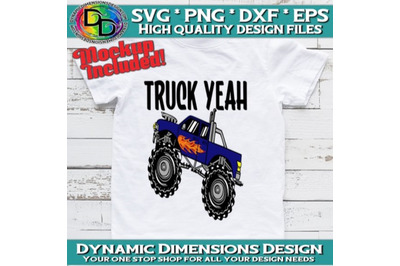 Truck yeah svg, Birthday Boy, year old, Third Birthday, Monster Truck