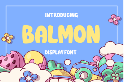 Balmon Display Font