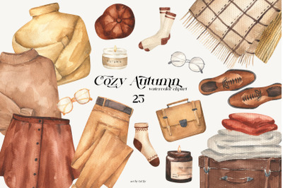 Cozy Autumn Outfits Fashion Fall Clothes Clipart