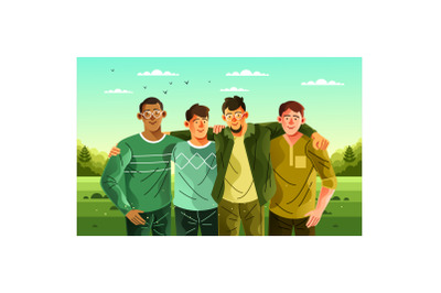 Youth Diversity Illustration