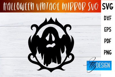 Halloween Vintage Mirror SVG | Halloween Design