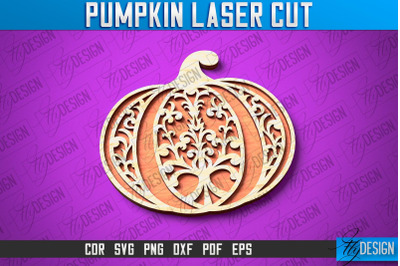 Pumpkin Laser Cut SVG Design