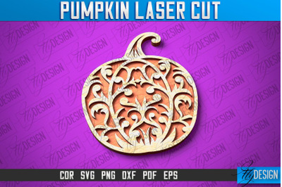 Pumpkin Laser Cut SVG Design