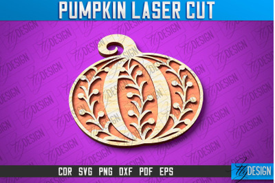 Pumpkin Laser Cut SVG Design